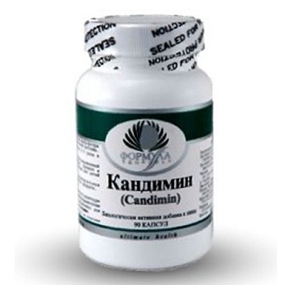 Кандимин, Оптимальная микрофлора желудочно-кишечного тракта, Альтера Холдинг, 90 капсул