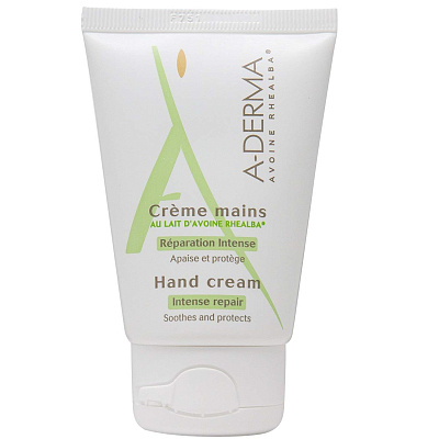 Крем для сухой и чувствительной кожи рук A-Derma, 50 мл