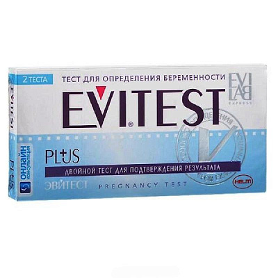 Тест для определения беременности Evitest, 2 шт