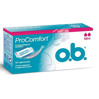 Тампоны ProComfort Mini O.B., 16 шт