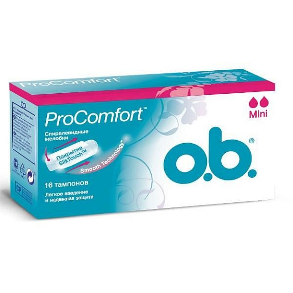 Тампоны ProComfort Mini O.B., 16 шт
