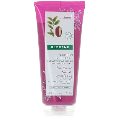 Увлажняющий гель для душа Нежный инжир Klorane, 200 мл