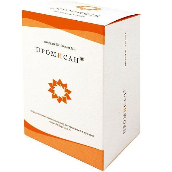 Промисан для коррекции и профилактики предопухолевых и гиперпластических заболеваний женской половой сферы 0,55 г, 120 шт