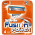 Сменные кассеты fusion power для бритья Gillette, 4 шт