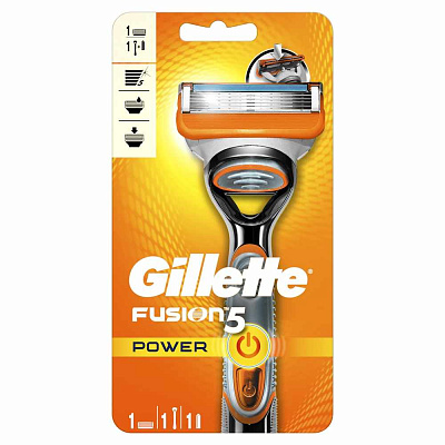 Бритва с 1 сменной кассетой Gillette Fusion Power