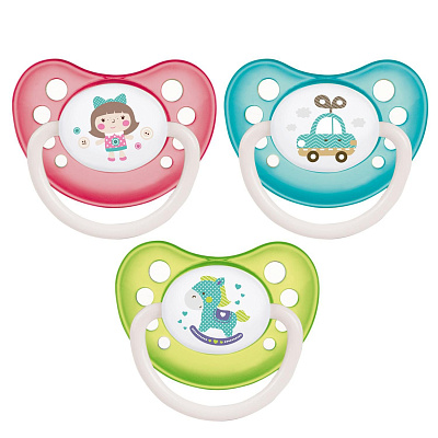 Пустышка силиконовая анатомическая Canpol Babies 0-6 мес