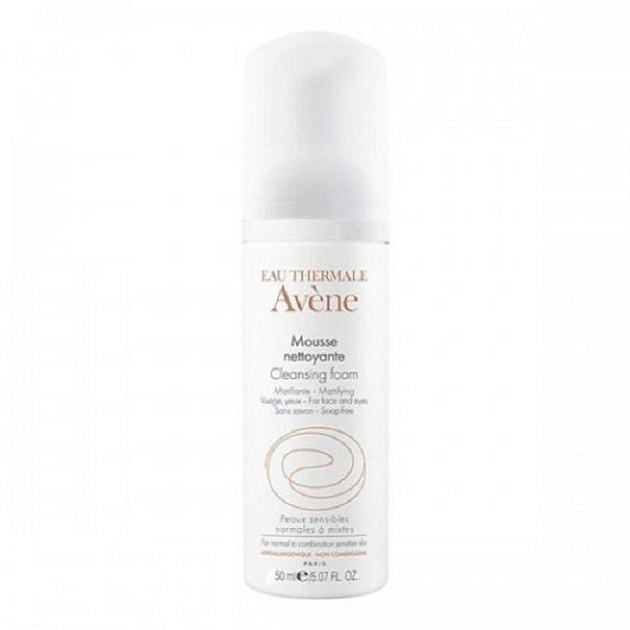 Очищающая пенка для лица и контура глаз Avene, 50 мл