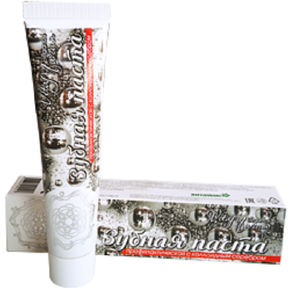 Зубная паста Коллоидное серебро для здоровья десен Витамакс, 75 мл