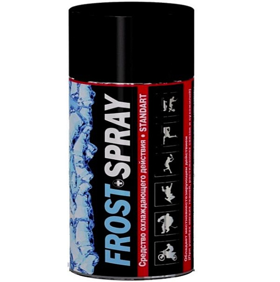 Спортивная заморозка Frost-spray против травм, ушибов и растяжений, 400 мл