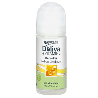 Дезодорант роликовый с витаминами D'oliva, 50 мл