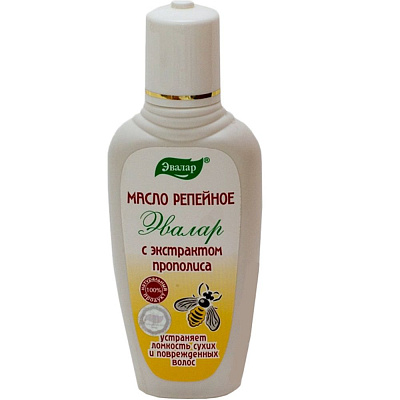 Масло репейное для волос с прополисом Эвалар, 100 мл