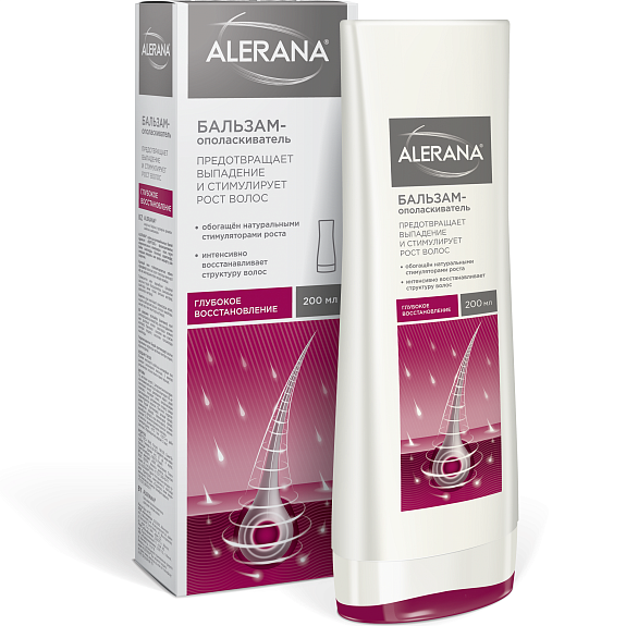 Бальзам-ополаскиватель Alerana Глубокое восстановление, 200 мл