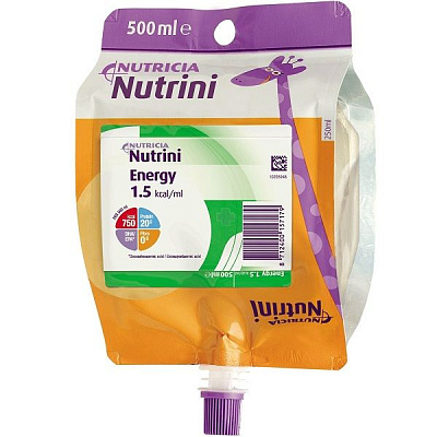 Nutricia Nutrini Energy готовое зондовое питание для детей от 1 до 6 лет, 500 мл