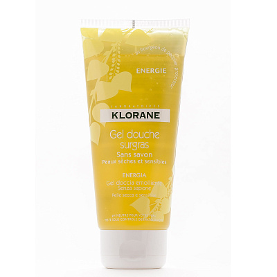Гель для душа увлажняющий тонус Klorane, 200 мл