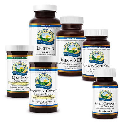 Набор "Ясная голова" Kit "Clear Head" NSP, 6 шт