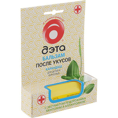 Бальзам после укусов с экстрактом подорожника Дэта, 10 мл
