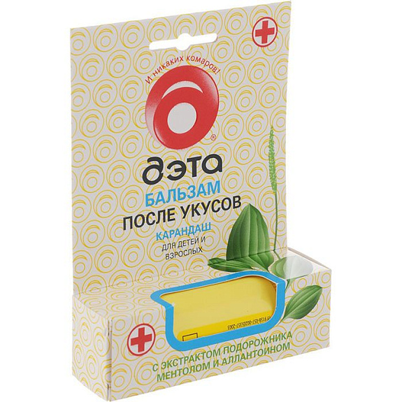 Бальзам после укусов с экстрактом подорожника Дэта, 10 мл
