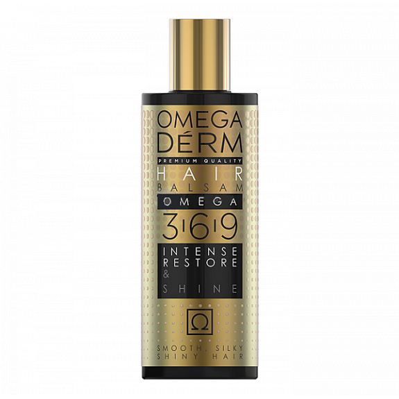 Бальзам для волос Omegaderm 3-6-9 Intense Restore & Shine Интенсивное восстановление и блеск, 250 мл
