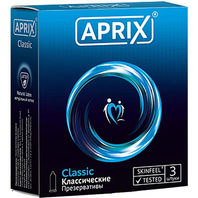 Презервативы Aprix Classic Классические, 3 шт
