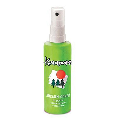 Лосьон-спрей от комаров и других насекомых Комарофф, 100 мл