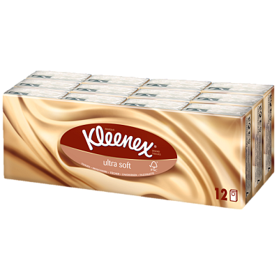 Носовые платочки ultrasoft Kleenex, 7 х 12 шт