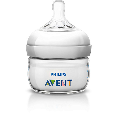 Бутылочка для кормления серии Natural от 0 месяцев Philips Avent, 60 мл