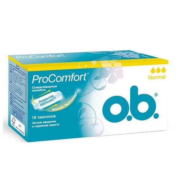 Тампоны ProComfort Normal O.B., 16 шт
