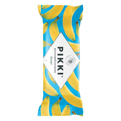 Батончик орехово-фруктовый pikki банан-яблоко Клинские снеки, 25 г