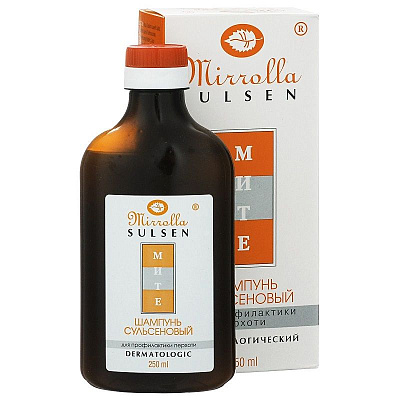 Шампунь мите сульсеновый против перхоти Миролла сульсен, 250 мл