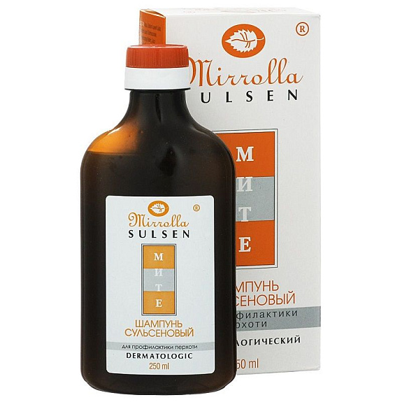 Шампунь мите сульсеновый против перхоти Миролла сульсен, 250 мл
