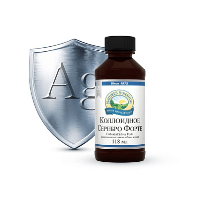 Коллоидное Серебро Форте, Бактерицидное действие, NSP, 118 мл