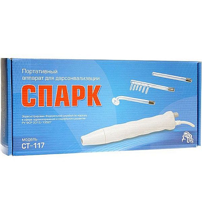 Портативный аппарат для дарсонвализации Спарк СТ-117