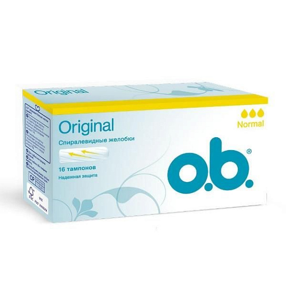 Тампоны Original Normal O.B., 16 шт