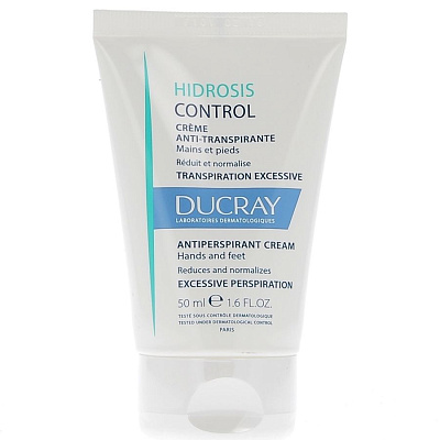 Дезодорант-крем для рук и ног Ducray Hidrosis Control, 50 мл