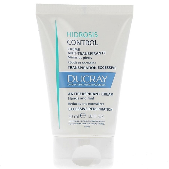 Дезодорант-крем для рук и ног Ducray Hidrosis Control, 50 мл
