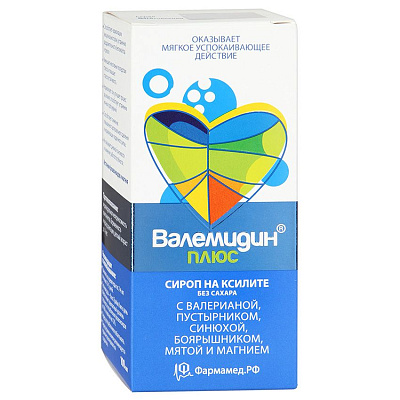 Валемидин плюс сироп с травами Фармамед, 100 мл