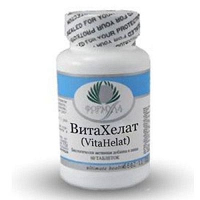 ВитаХелат (МультиВита), Усиленная комбинация мультивитаминов, 1,2 г, 60 таблеток