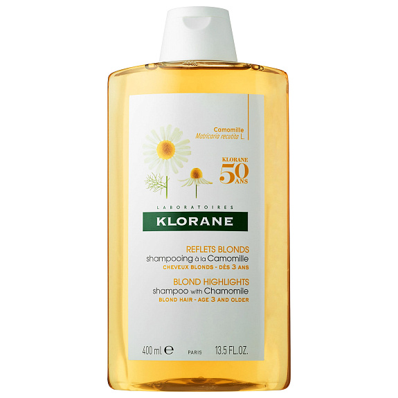 Шампунь с экстрактом ромашки для светлых волос Klorane, 400 мл