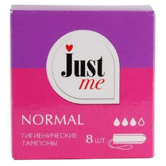 Гигиенические тампоны Just Me Normal, 8 шт