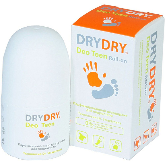 Дезодорант парфюмированный роликовый для подростков Deo Teen Dry Dry, 50 мл