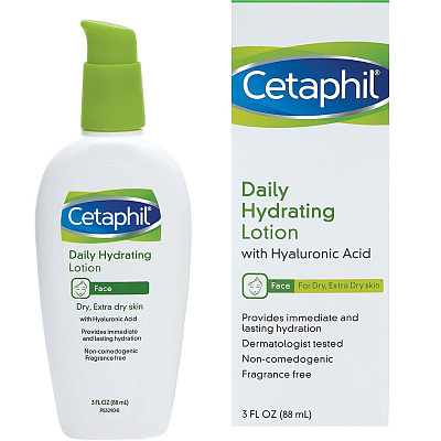 Дневной увлажняющий лосьон с гиалуроновой кислотой Cetaphil, 88 мл