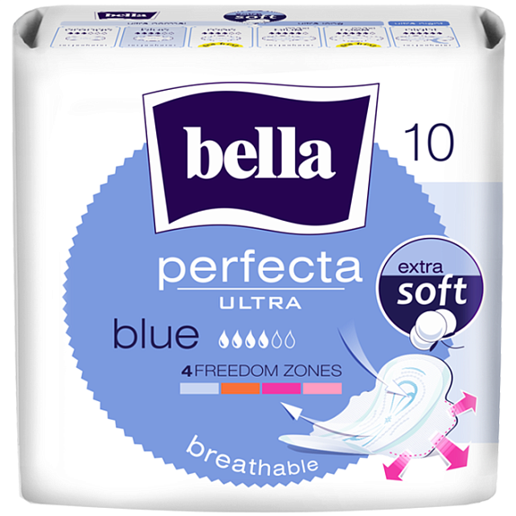 Гигиенические прокладки Bella Perfecta Ultra Blue, 10 шт