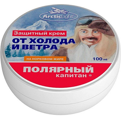 Защитный крем от холода и ветра Полярный Капитан Arctic Light, 100 мл