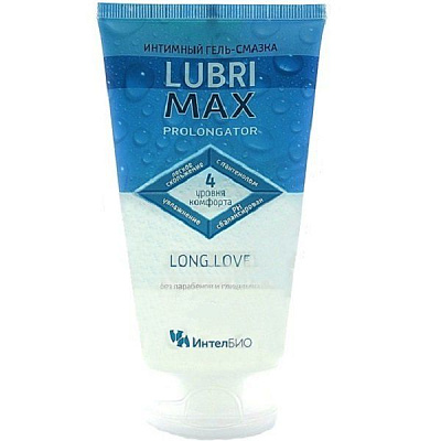 Интимный гель-смазка Lubrimax Prolongator, 75 мл