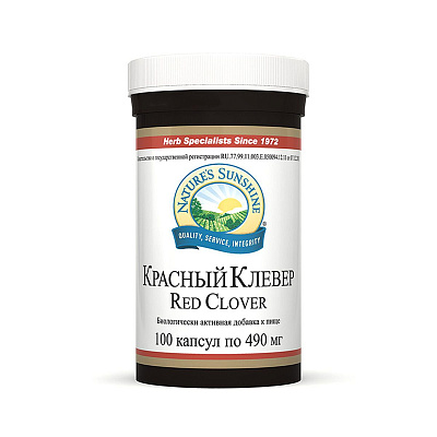 Красный Клевер, Способствует повышению иммунитета, NSP, 490 мг, 100 капсул
