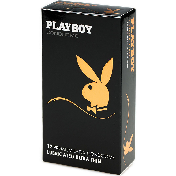 Презервативы ультратонкие латексные Playboy Ultra Thin, 12 шт
