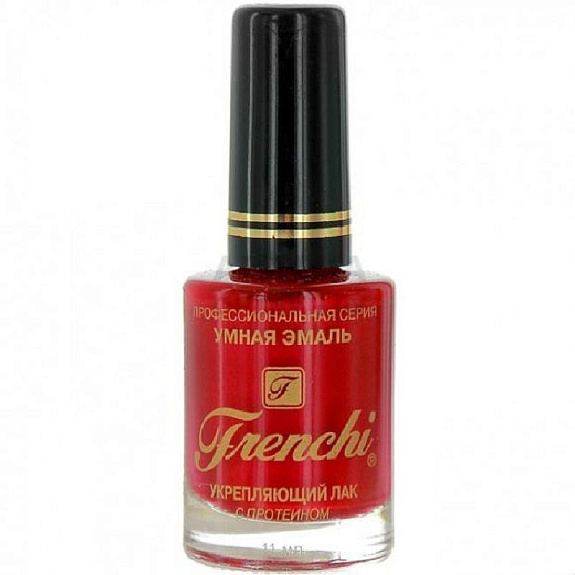 Умная эмаль лак-укрепитель для ногтей пламенное сердце №124 Frenchi, 11 мл
