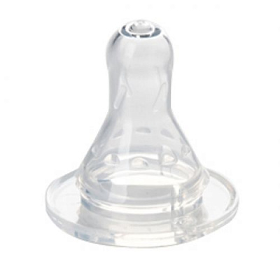 Соска силиконовая классическая быстрый поток от 6 мес. Курносики, 1 шт