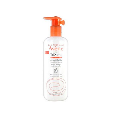 Легкое питательное молочко для лица и тела Avene Trixera Nutrition, 400 мл