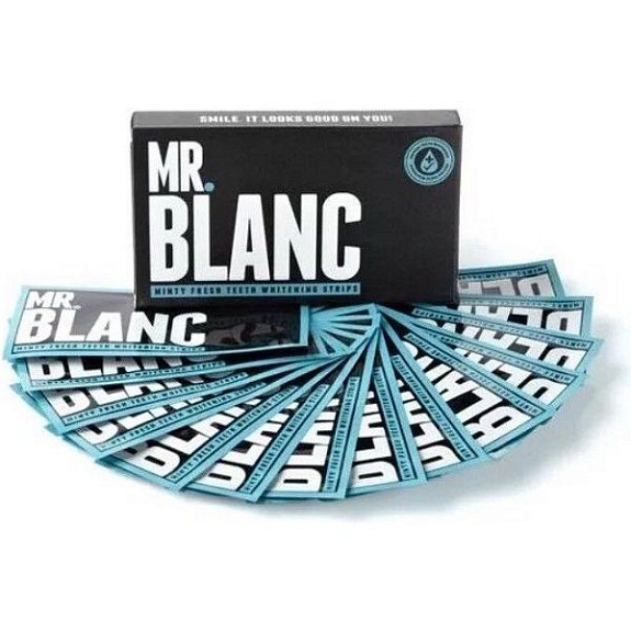 Отбеливающие полоски для зубов Mr.Blanc двухнедельный курс, 28 шт